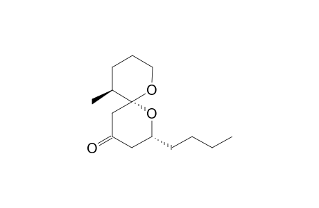 (2R,6R,11S)-2-Butyl-11-methyl-1,7-dioxaspiro[5.5]undecan-4-one