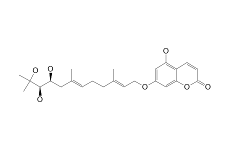 (9S*,10R*)-9,10,11,5'-TETRAHYDROXYUMBELLIPRENIN