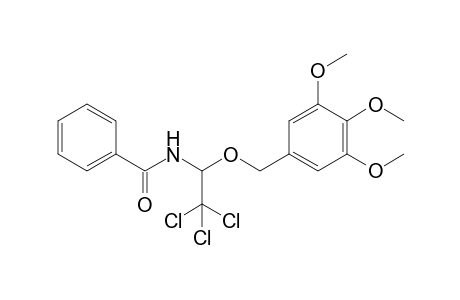 N-[2,2,2-Trichloro-1-(3,4,5-trimethoxybenzyloxy)ethyl]benzamide