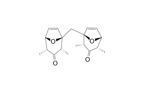 MESO-1,1'-METHYLENEDI-[(1R,1'S,2S,2'R,4R,4'S,5S,5'R)-2,4-METHYL-8-OXABICYCLO-[3.2.1]-OCT-6-EN-3-ONE]