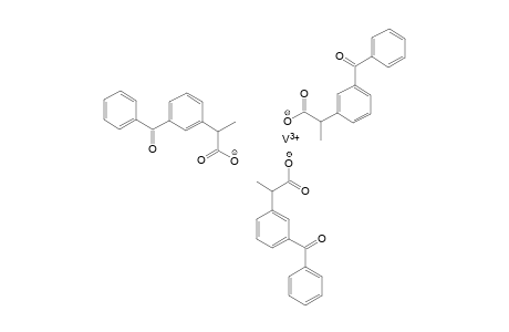 vanadium(III) 2-(3-benzoylphenyl)propanoate