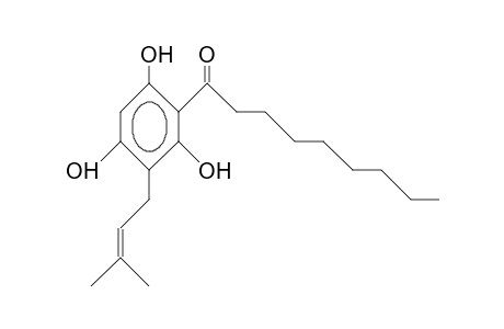 1-(2,4,6-TRIHYDROXY-3-(3-METHYL-2-BUTENYL)-PHENYL)-1-NONANON