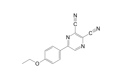 5-(p-ethoxyphenyl)-2,3-pyrazinedicarbonitrile