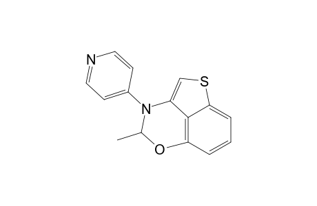 3,4-DIHYDRO-4-METHYL-3-(4-PYRIDINYL)-THIENO-[4,3,2-DE]-[1,3]-BENZOXAZINE