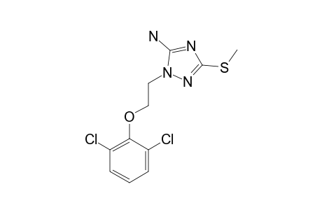 5-Amino-1-(2-[2,6-dichloro-phenoxy]-ethyl)-3-methylthio-1,2,4-triazole