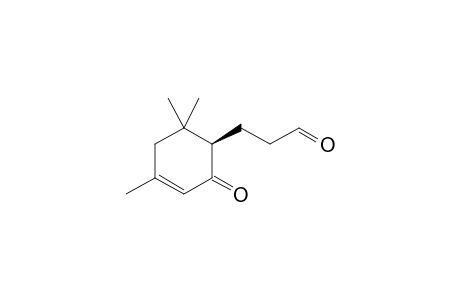 3-((R)-4,6,6-Trimethyl-2-oxo-1-cyclohex-3-enyl)-propanal