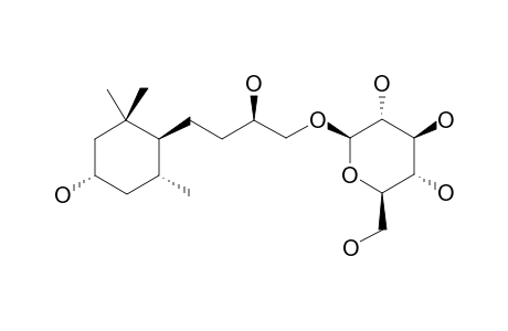 SEDUMOSIDE_A_3;SARMENTOL_A_10-O-BETA-D-GLUCOPYRANOSIDE