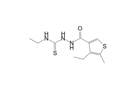 N-ethyl-2-[(4-ethyl-5-methyl-3-thienyl)carbonyl]hydrazinecarbothioamide