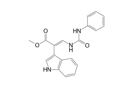 (E)-Methyl 2-(1H-indol-3-yl)-3-(3-phenylureido)propenoate