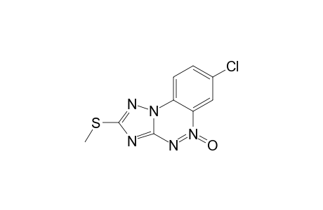 7-CHLORO-2-METHYLTHIO-[1.2.4]-TRIAZOLO-[5.1-C]-[1.2.4]-BENZOTRIAZINE_5-OXIDE