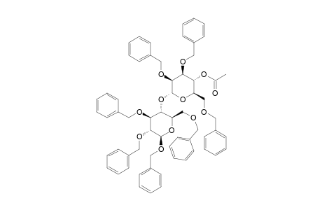 BENZYL-O-(4-O-ACETYL-2,3,6-TRI-O-BENZYL-ALPHA-D-MANNOPYRANOSYL)-(1->4)-2,3,6-TRI-O-BENZYL-BETA-D-GLUCOPYRANOSIDE