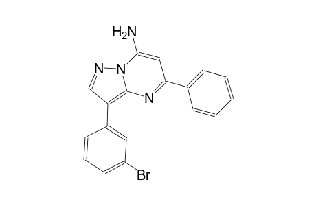 pyrazolo[1,5-a]pyrimidin-7-amine, 3-(3-bromophenyl)-5-phenyl-