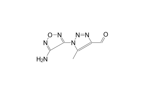 1H-1,2,3-triazole-4-carboxaldehyde, 1-(4-amino-1,2,5-oxadiazol-3-yl)-5-methyl-