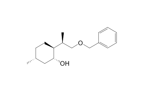 (-)-(1R,3R,4S,8R)-9-Benzyloxy-p-menthan-3-ol