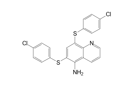 5-Amino-6,8-di(4-chlorophenylthio)quinoline