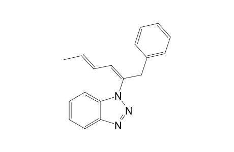 1-(1-BENZYL-1,3-PENTADIEN-1-YL)-BENZOTRIAZOLE,ISOMER-#1