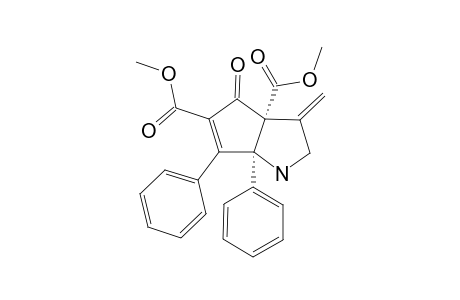 3-METHYLENE-4-OXO-6,6A-DIPHENYL-2,3,4,6A-TETRAHYDRO-(3AA,6AA)-1H-CYCLOPENTA-[B]-PYRROLE-3A,5-DICARBOXYLIC-ACID-DIMETHYLESTER