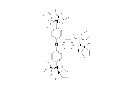 TRIS-[4-(TRANS-PT(PET3)2I)PHENYL]-METHYLSILANE