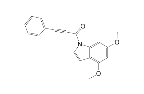 1-(4',6'-dimethoxyindol-1'-yl)-3-phenylprop-2-yn-1-one