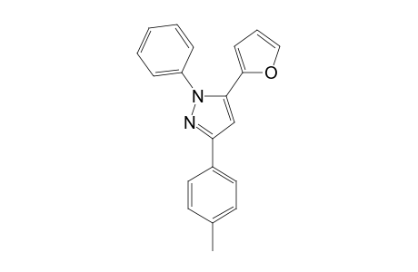 5-(2-FURYL)-3-(4-METHYLPHENYL)-1-PHENYLPYRAZOLE