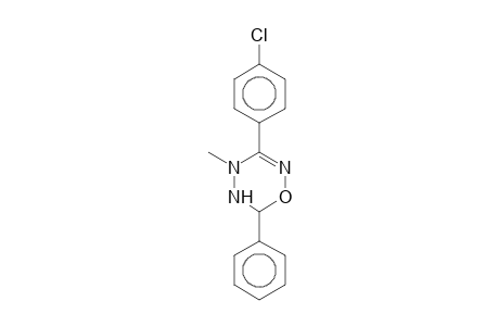 3-(4-Chlorophenyl)-4-methyl-6-phenyl-5,6-dihydro-4H-[1,2,4,5]oxatriazine