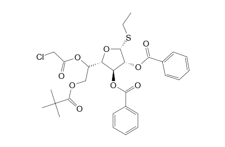 ETHYL-2,3-DI-O-BENZOYL-5-O-CHLOROACETYL-6-O-PIVALOYL-1-THIO-ALPHA-D-GALACTOFURANOSIDE