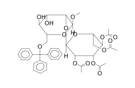 METHYL 2-O-(2,3,4,6-TETRA-O-ACETYL-ALPHA-D-MANNOPYRANOSYL)-6-O-TRITYL-ALPHA-D-MANNOPYRANOSIDE