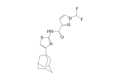 N-[4-(1-adamantyl)-1,3-thiazol-2-yl]-1-(difluoromethyl)-1H-pyrazole-3-carboxamide