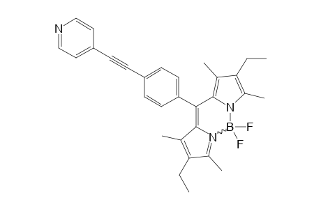 4,4-DIFLUORO-8-(PYRIDINE-4'-ETHYNYLPHENYL)-1,3,5,7-TETRAMETHYL-2,6-DIETHYL-4-BORA-3A,4A-DIAZA-S-INDACENE