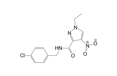 N-(4-chlorobenzyl)-1-ethyl-4-nitro-1H-pyrazole-3-carboxamide