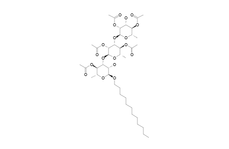 ClEISTRIOSIDE-3;1-O-DODECANYL-2,4-DI-O-ACETYL-ALPHA-L-RHAMNOPYRANOSYL-(1->3)-2,4-DI-O-ACETYL-ALPHA-L-RHAMNOPYRANOSYL-(1->3)-4-O-DIACETYL-ALPHA-L-RH