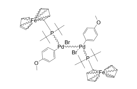 [[(FCP-(TERT.-BUTYL-2))-PD-(C6H4-PARA-OME)-BR]-(2)]