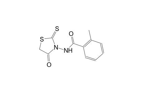 2-methyl-N-(4-oxo-2-thioxo-1,3-thiazolidin-3-yl)benzamide