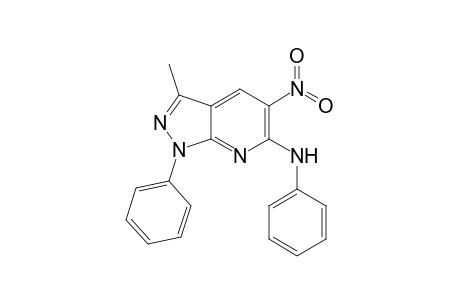 3-Methyl-5-nitro-1-phenyl-6-(phenylamino)-1H-pyrazolo[3,4-b]pyridine