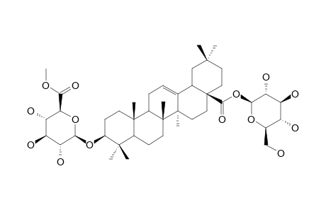 SILPHIOSIDE-A;3-O-BETA-[(6-O-METHYL)-GLUCURONOPYRANOSYL]-OLEANOLIC-ACID-28-O-GLUCOPYRANOSYLESTER