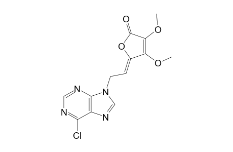 (Z)-4-[2-(6-CHLOROPURIN-9-YL)-ETHYLIDENE]-2,3-DIMETHOXY-DELTA(ALPHA,BETA)-BUTENOLIDE