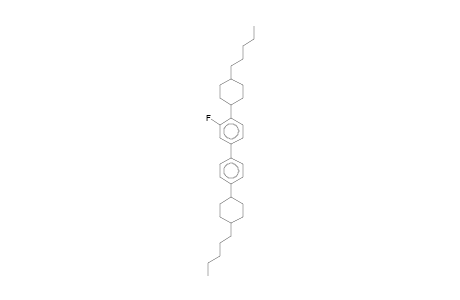 3-Fluoro-4,4'-bis(4-pentylcyclohexyl)-1,1'-biphenyl