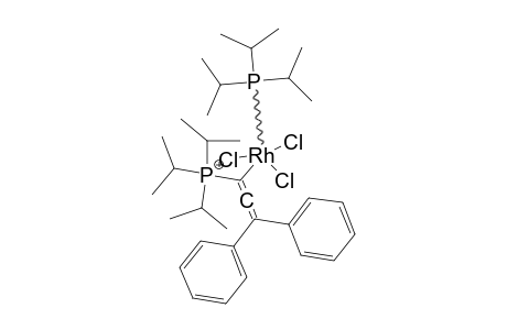 [RHCL3(C(P-(ISO-PROPYL)3)C=CPH2)(P-(ISO-PROPYL)3)]