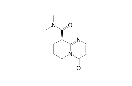 TRANS-6-METHYL-9,9-N-DIMETHYLCARBAMOYLTETRAHYDRO-4H-PYRIDO-[1,2-A]-PYRIMIDIN-4-ONE