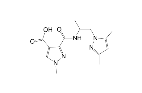 1H-pyrazole-4-carboxylic acid, 3-[[[2-(3,5-dimethyl-1H-pyrazol-1-yl)-1-methylethyl]amino]carbonyl]-1-methyl-