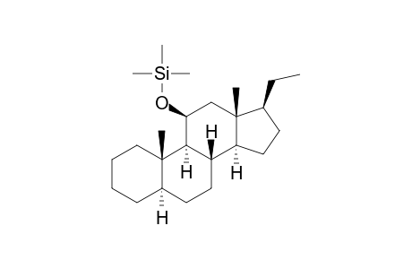 11-BETA-TRIMETHYLSILYLOXY-5-ALPHA-PREGNANE