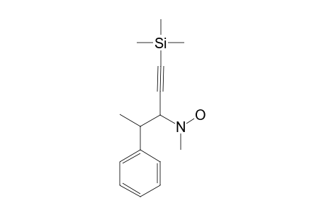 N-METHYL-N-[1-(1-PHENYL-ETHYL)-3-TRIMETHYLSILANYL-PROP-2-YNYL]-HYDROXYLAMINE;MAJOR_DIASTEREOMER