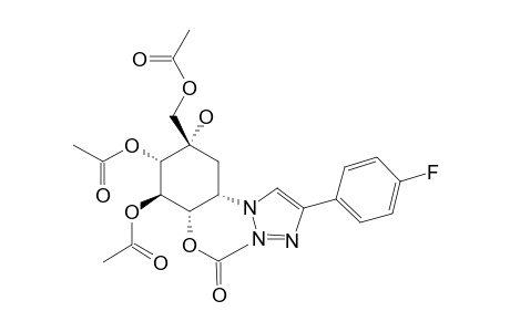 (1S,2R,3S,4S,6S)-4-(ACETOXYMETHYL)-6-[4-(4-FLUOROPHENYL)-1H-1,2,3-TRIAZOL-1-YL]-4-HYDROXY-CYCLOHEXANE-1,2,3-TRIYL-TRIACETATE