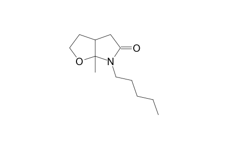 6a-methyl-6-pentyl-2,3,3a,4-tetrahydro-5H-furo[2,3-b]pyrrol-5-one