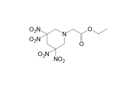 3,3,5,5-tetranitro-1-piperidineacetic acid, ethyl ester