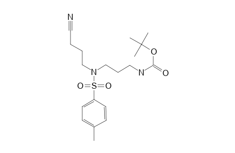 8-{[TERT.-BUTOXYCARBONYL]-AMINO}-5-(TOLUENE-4-SULFONYL)-5-AZAOCTANITRILE