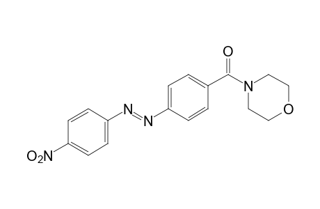 4-{p-[(p-NITROPHENYL)AZO]BENZOYL}MORPHOLINE