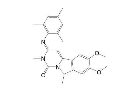 6,7-Dimethoxy-2,9-dimethyl-3-mesitylimino-2,3-dihydro-9H-pyrimido[6,1-a]isoindol-1-one