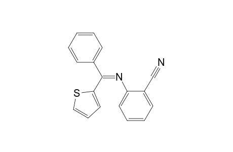 Benzonitrile, 2-[(phenyl-2-thienylmethylene)amino]-, (E)-