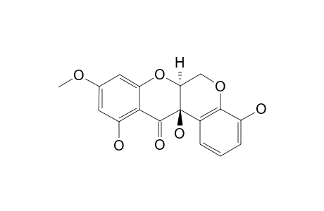 10-DEMETHYL-BOERAVINONE-C;(6AS,12AR)-4,11,12A-TRIHYDROXY-9-METHOXY-ROTENOID